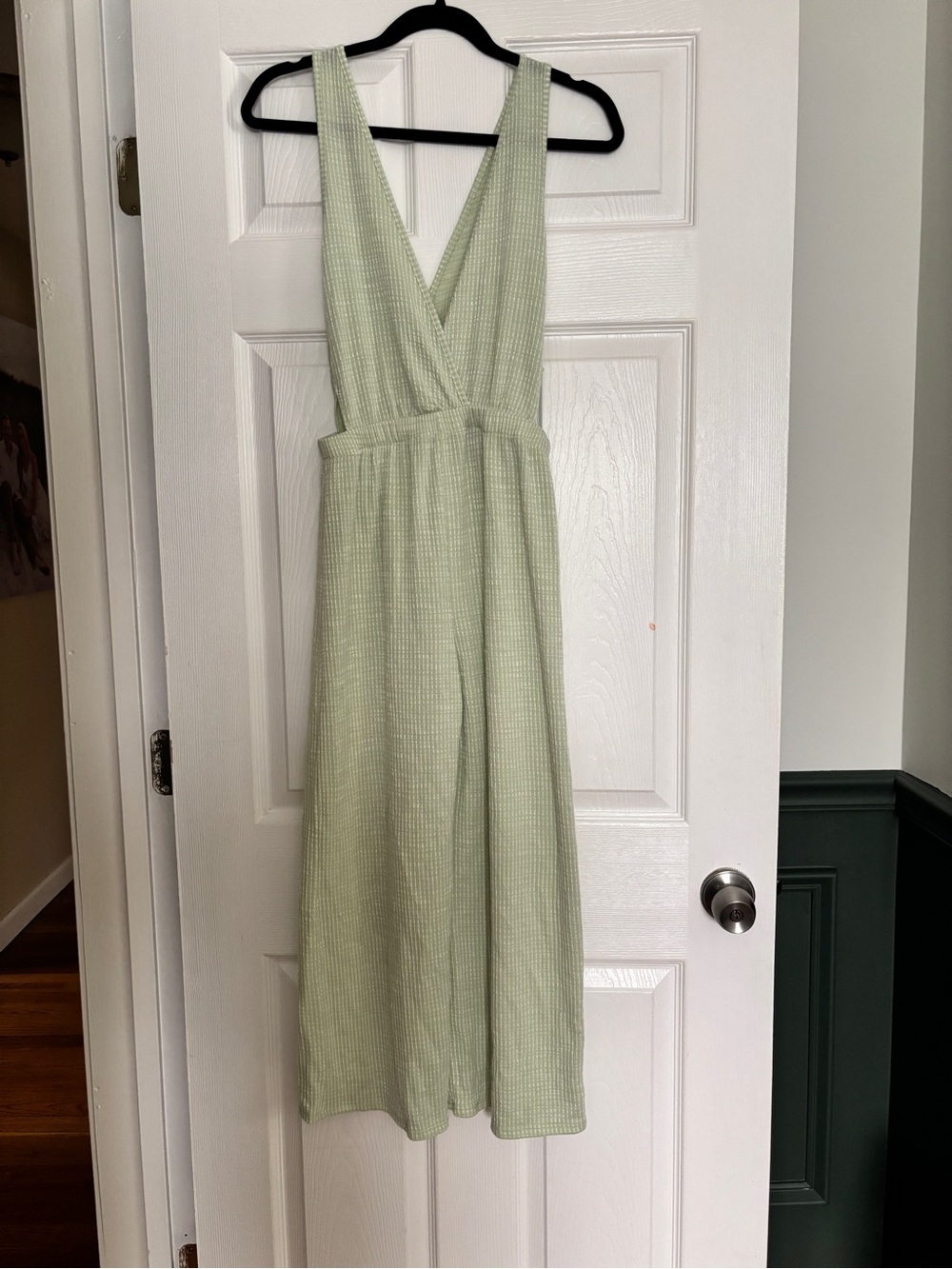 Deep V jumpsuit